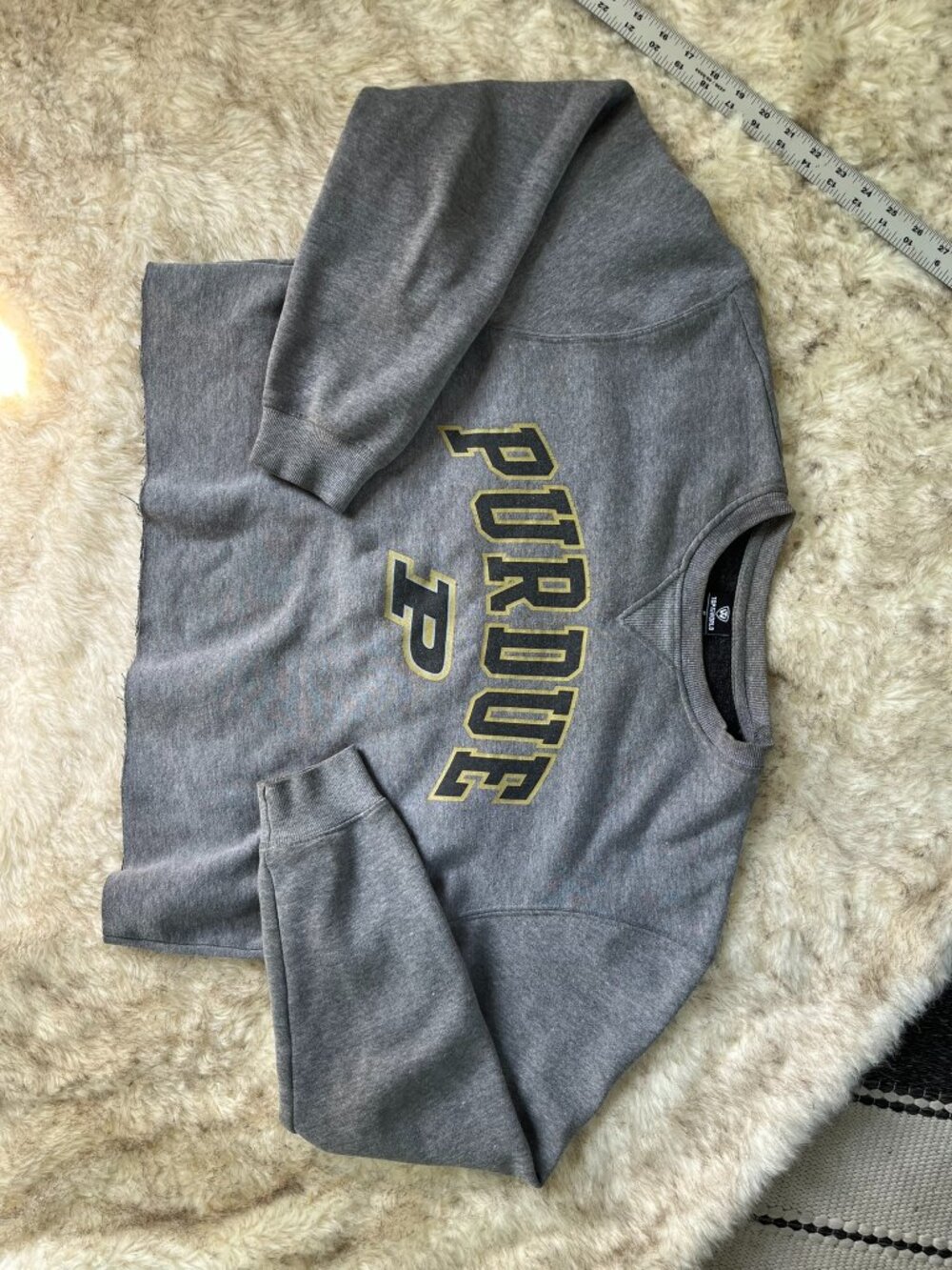 Purdue University Cropped Crewneck Sweatshirt